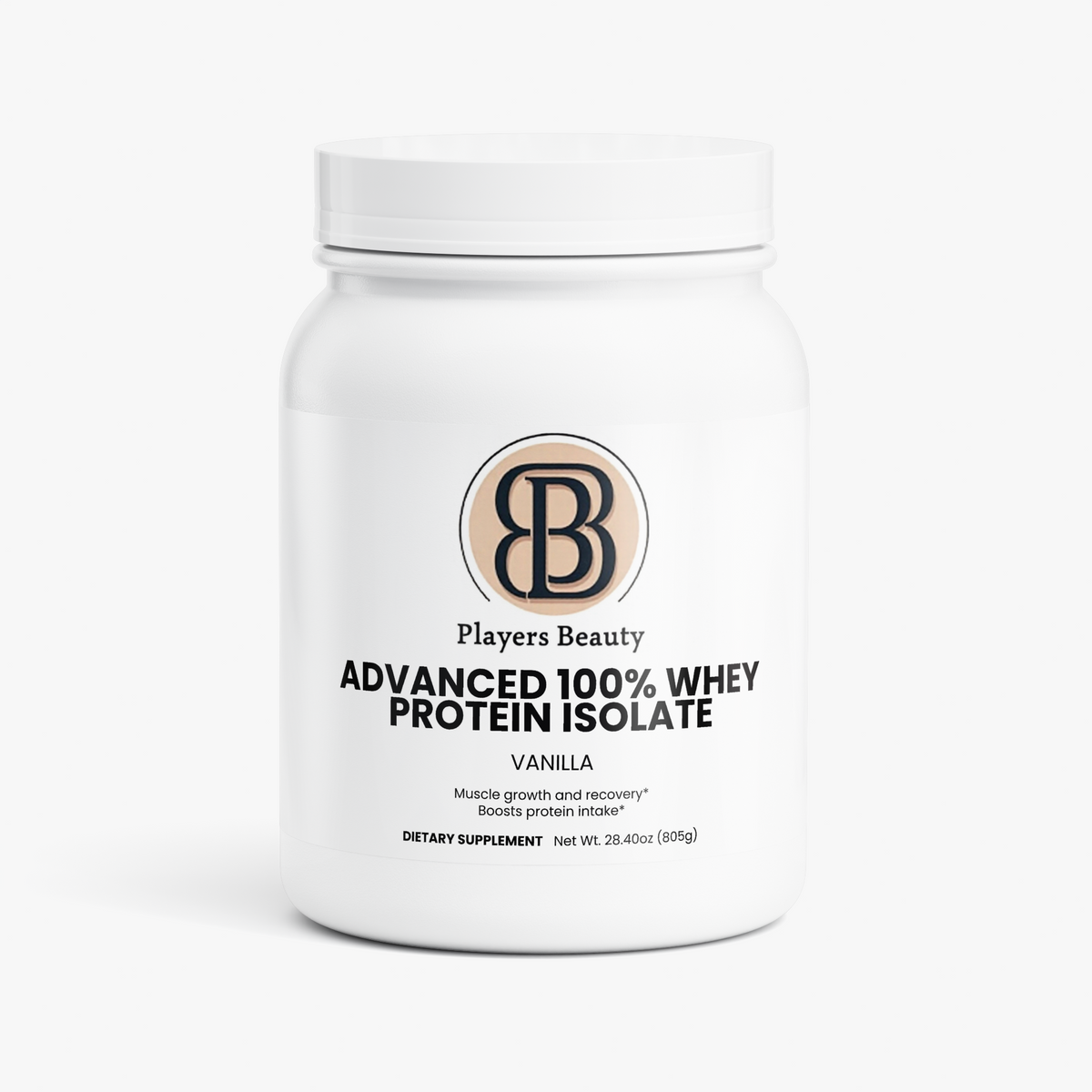Players Beauty (Vanilla) Advanced 100% Whey Protein Isolate