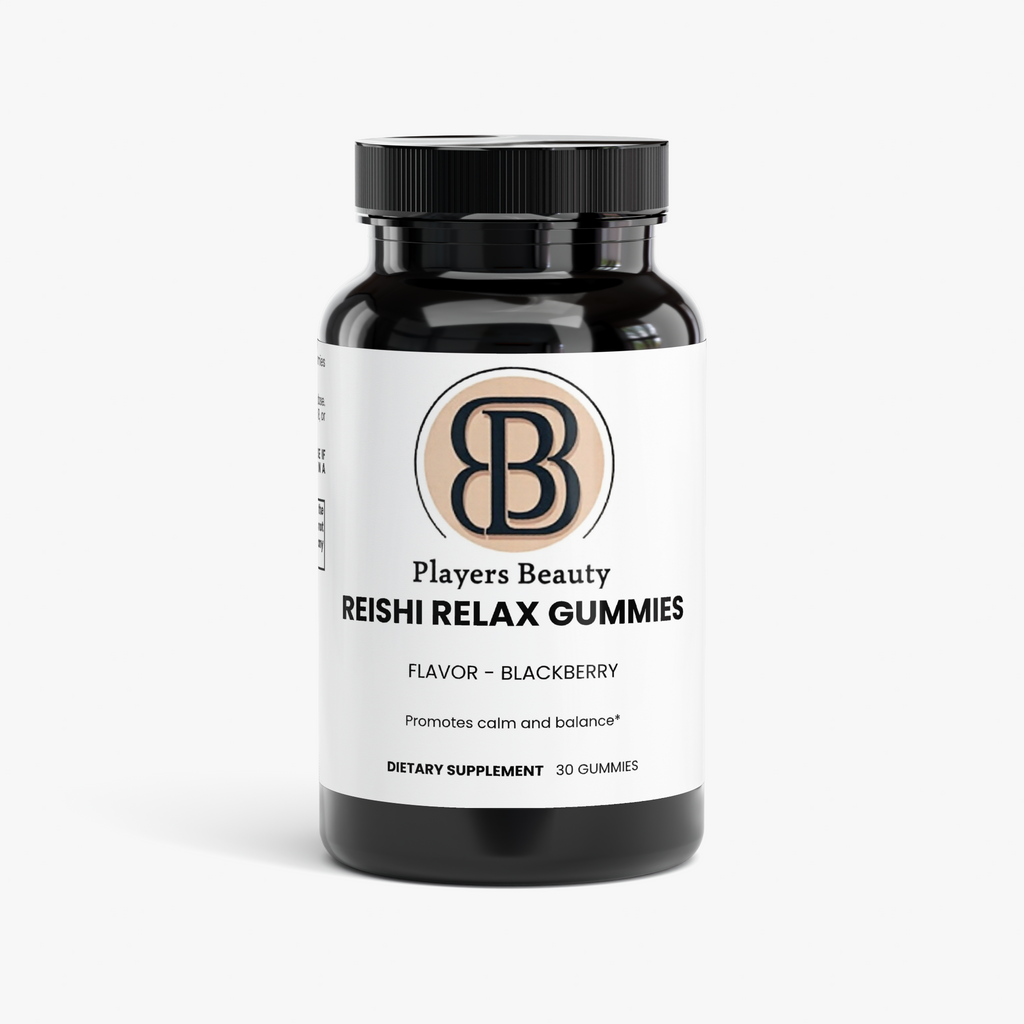 Players Beauty Blackberry-Flavored Reishi Relax Gummies