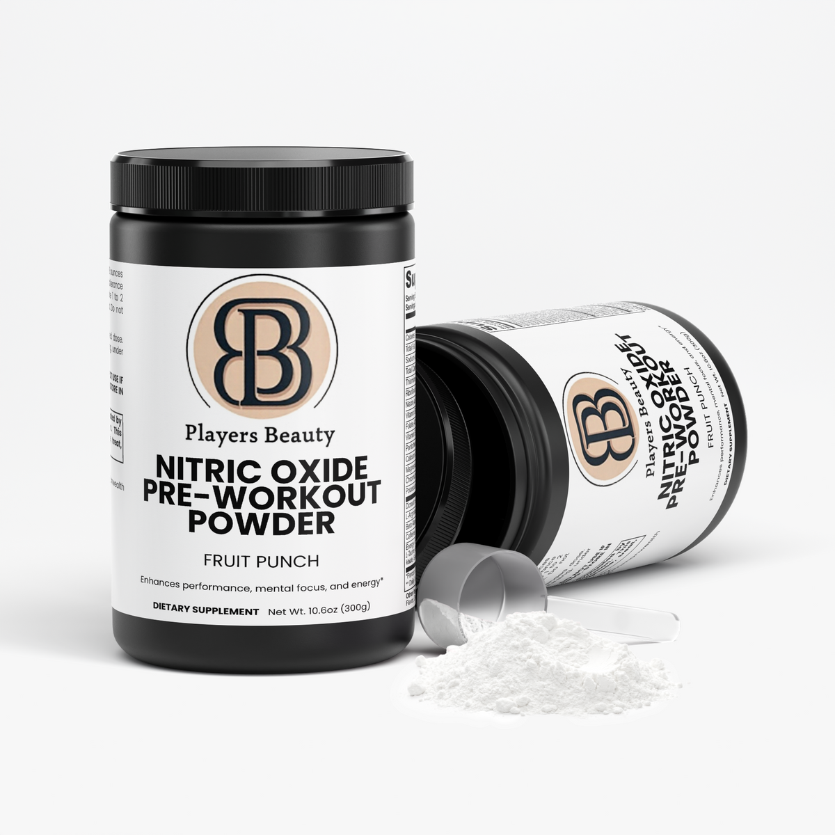 Players Beauty Nitric Oxide Pre-Workout Powder (Fruit Punch)