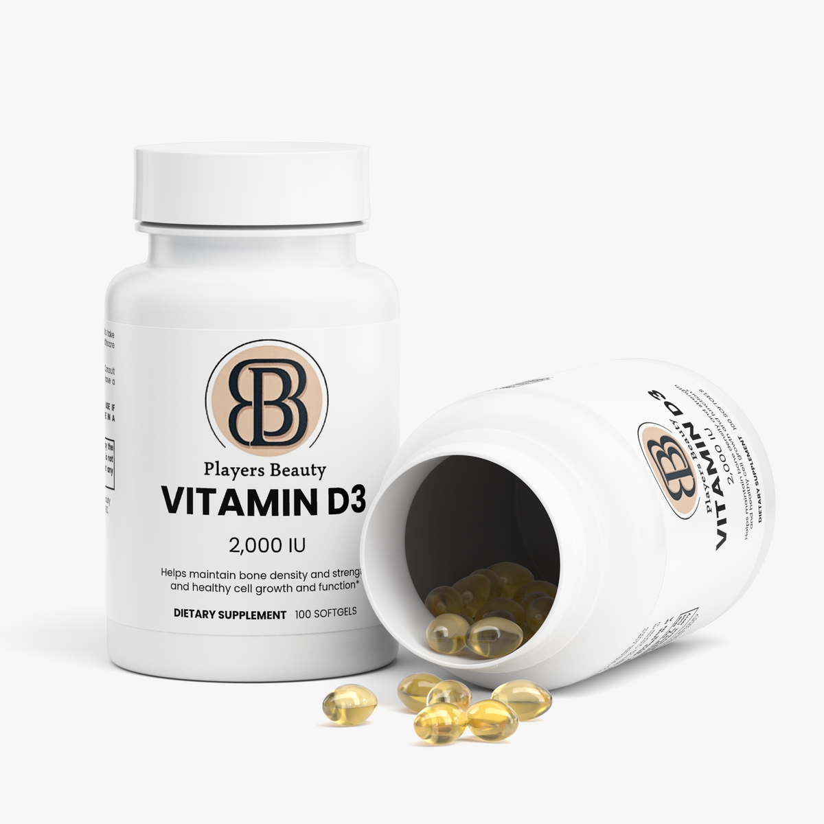 Players Beauty Vitamin D3 2,000 IU