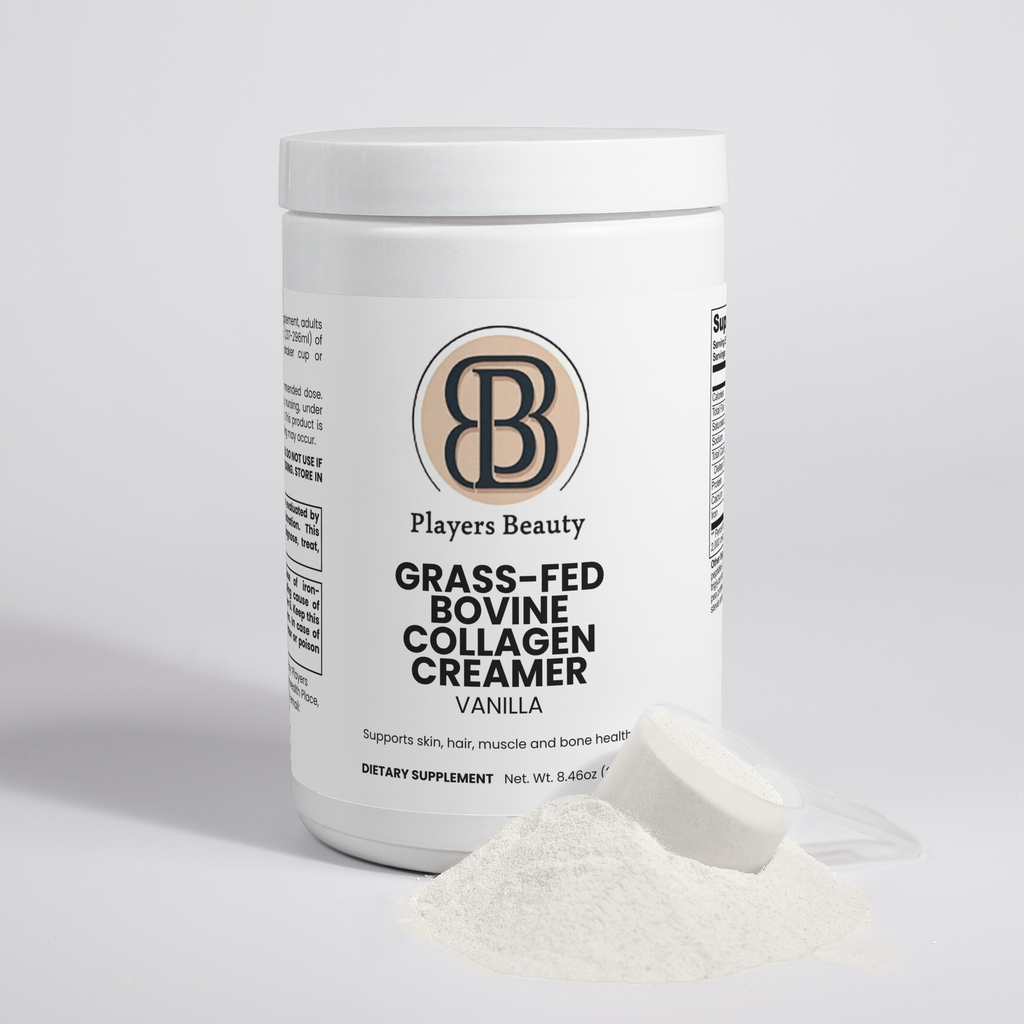Players Beauty Grass-Fed Bovine Collagen Creamer (Vanilla)