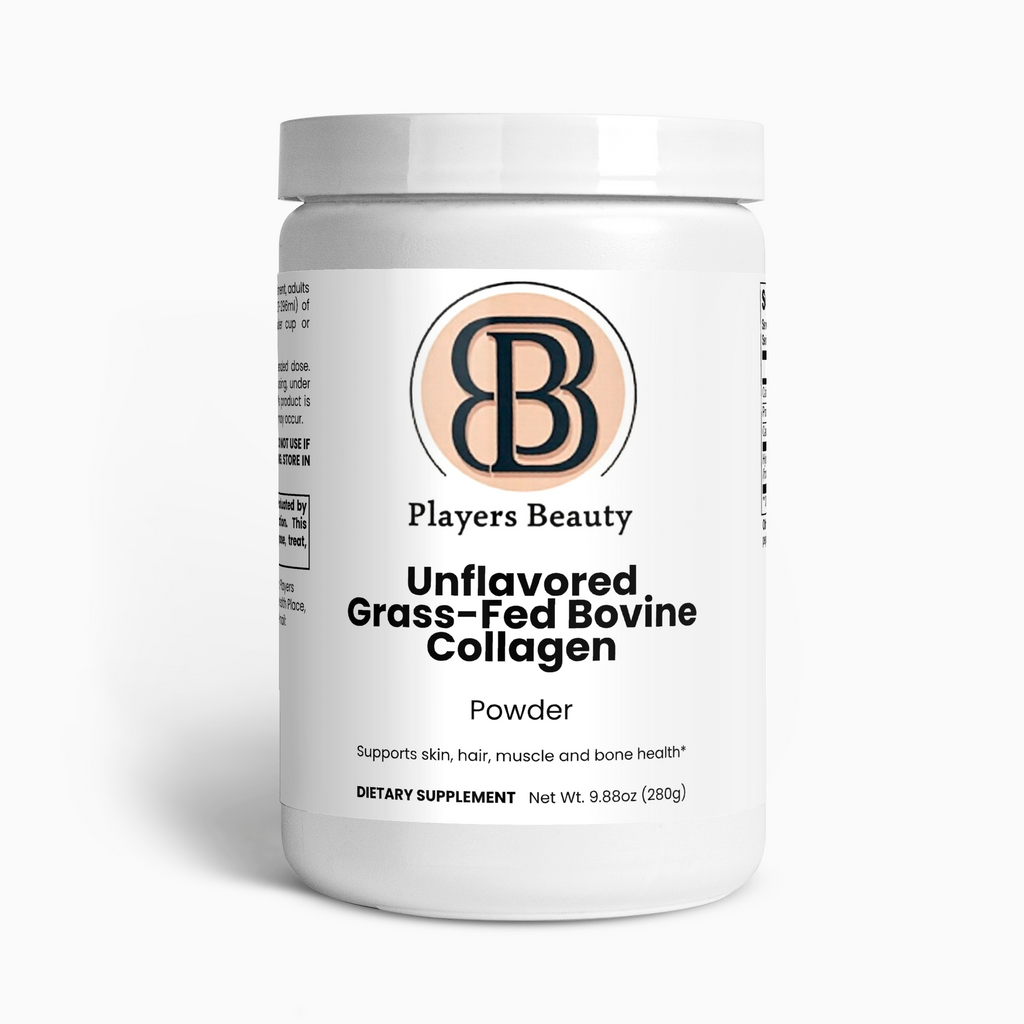 Players Beauty Unflavored Grass-Fed Bovine Collagen Powder