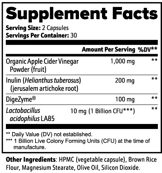Players Beauty Apple Cider Vinegar Capsules