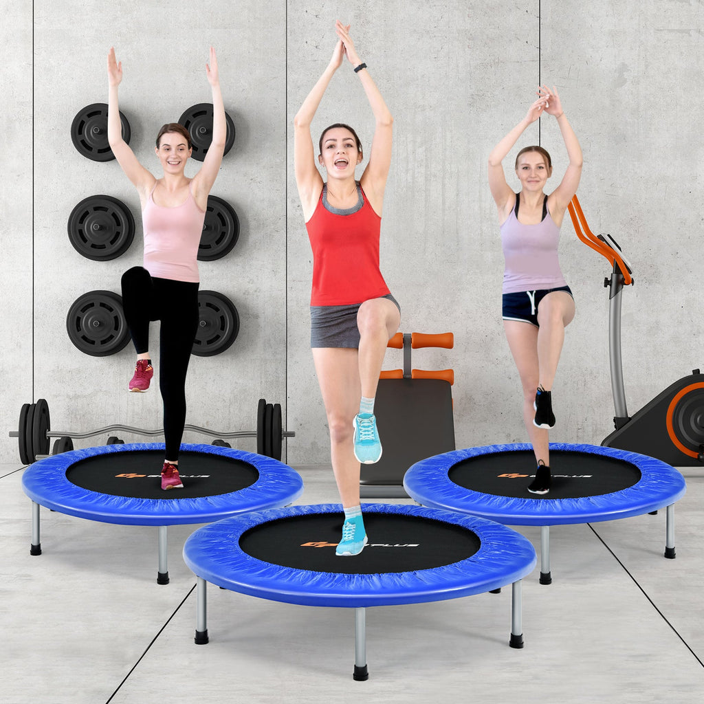 36 Inch Mini Folding Trampoline Portable Recreational Fitness Rebounder