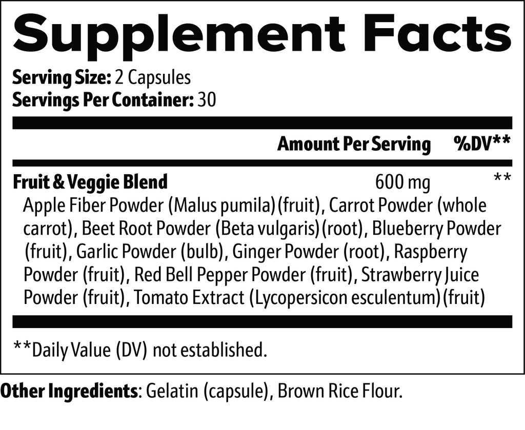 Players Beauty Fruits and Veggies