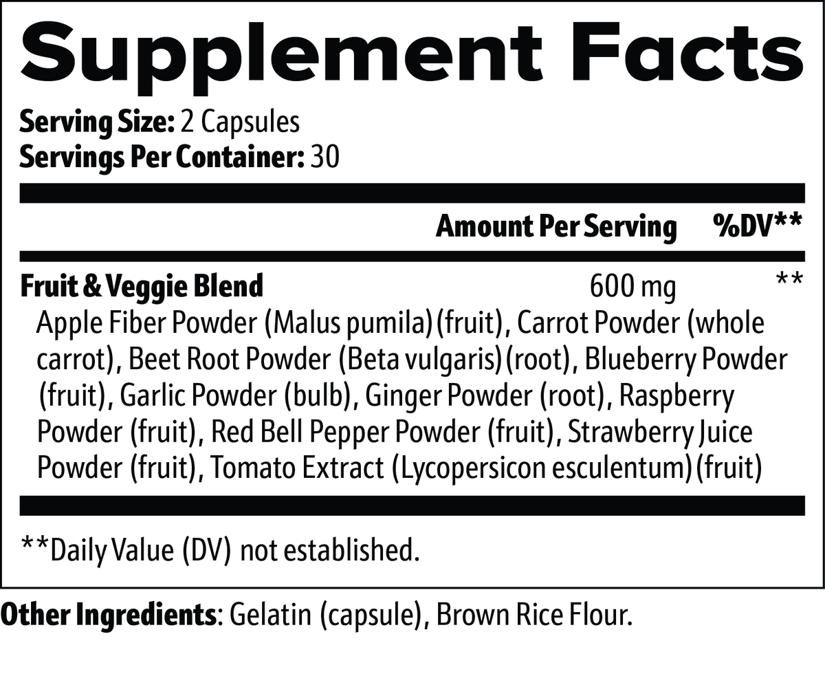 Players Beauty Fruits and Veggies