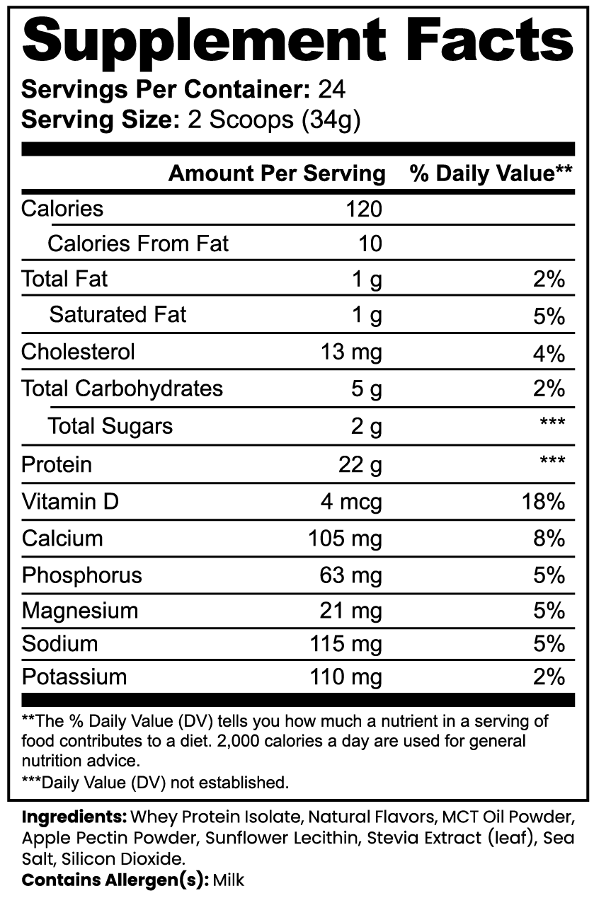 Players Beauty (Vanilla) Advanced 100% Whey Protein Isolate