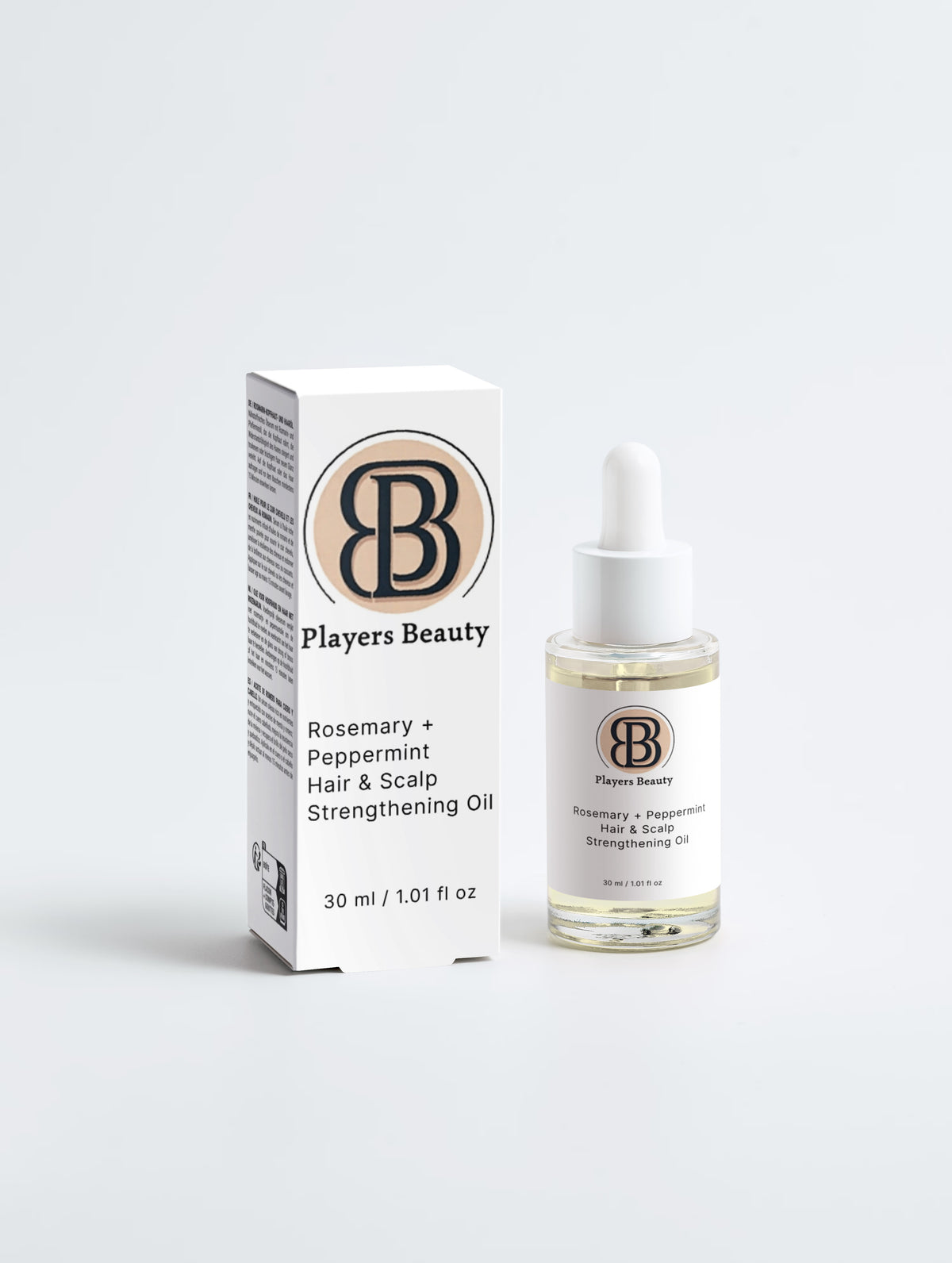 Players Beauty Rosemary + Peppermint Hair & Scalp Strengthening Oil