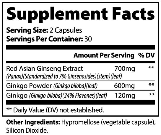 Players Beauty Ginkgo Biloba + Ginseng