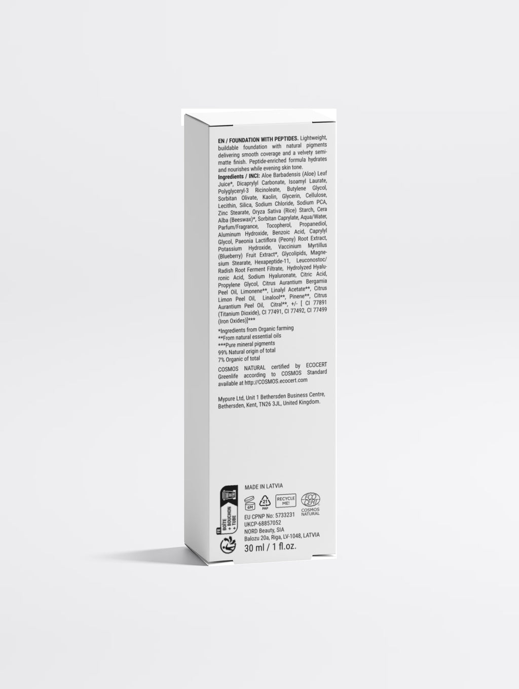 Players Beauty Foundation with Peptides, 33
