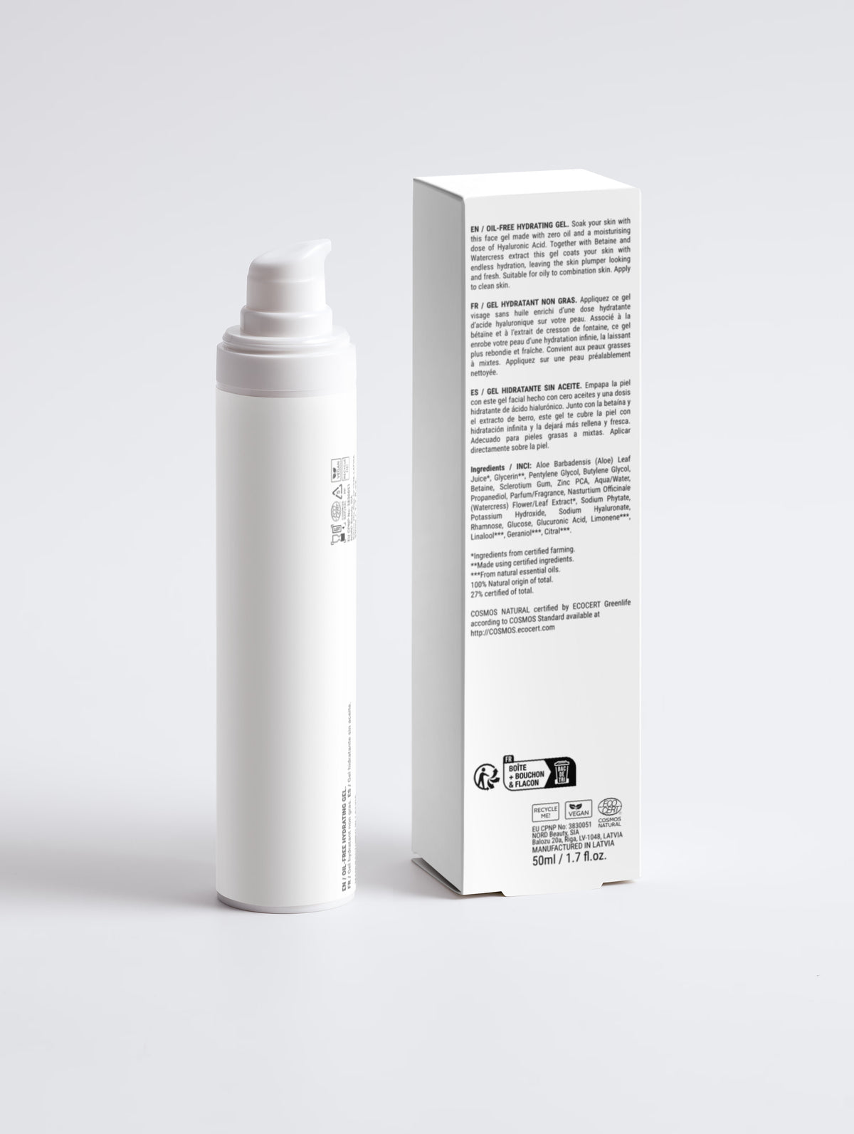 Players Beauty Aloe + Zinc Oil-Free Hydrating Gel