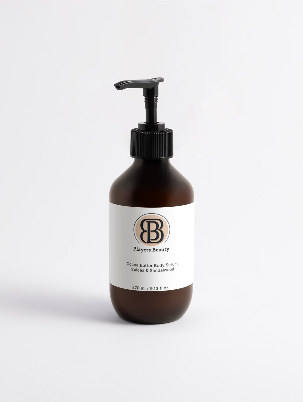 Players Beauty Cocoa Butter Body Serum, Spices & Sandalwood