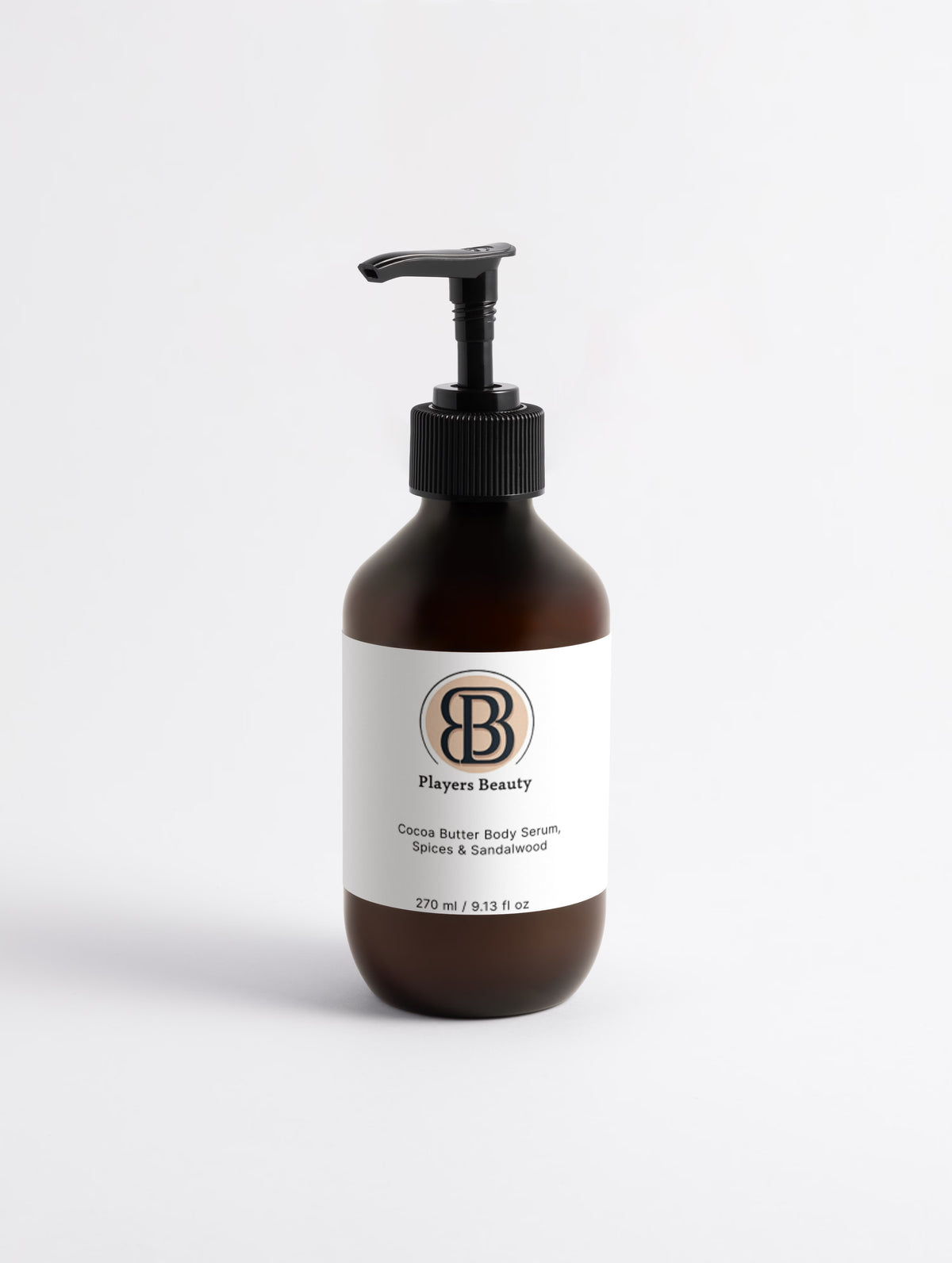 Players Beauty Cocoa Butter Body Serum, Spices & Sandalwood